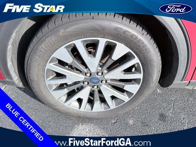 Certified Used 2020 Red Metallic Ford Titanium image 9