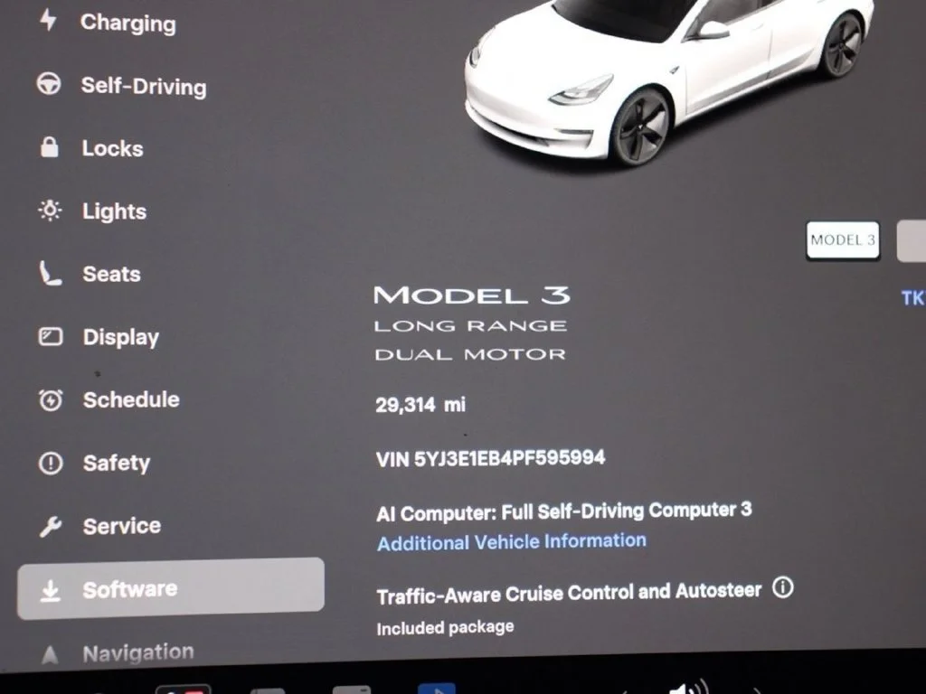Used 2023 Pearl White Multi-Coat Tesla Long Range image 7