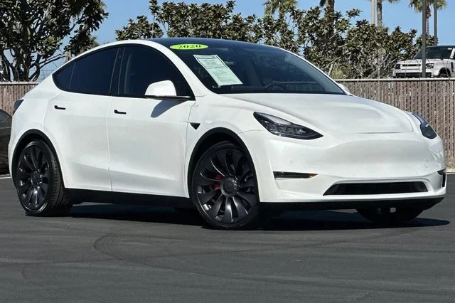 Used 2020 Tesla Model Y Performance with VIN 5YJYGDEF7LF009836 for sale in Ventura, CA