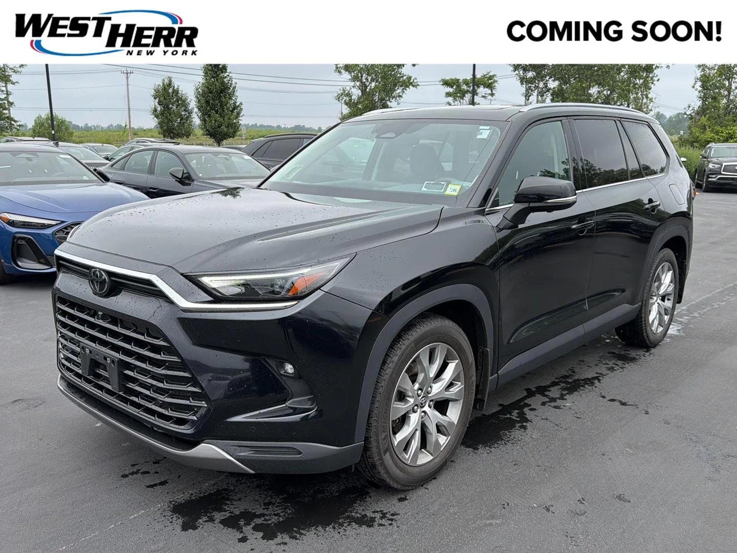 Used 2024 Midnight Black Metallic Toyota Limited image 1