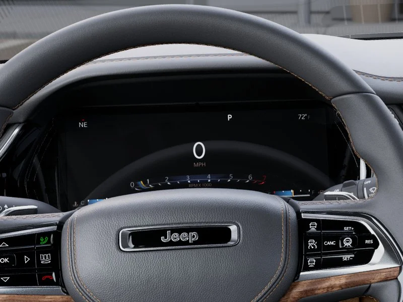 New 2025 Diamond Black Crystal Pearl-Coat Exterior Paint Jeep Summit image 92