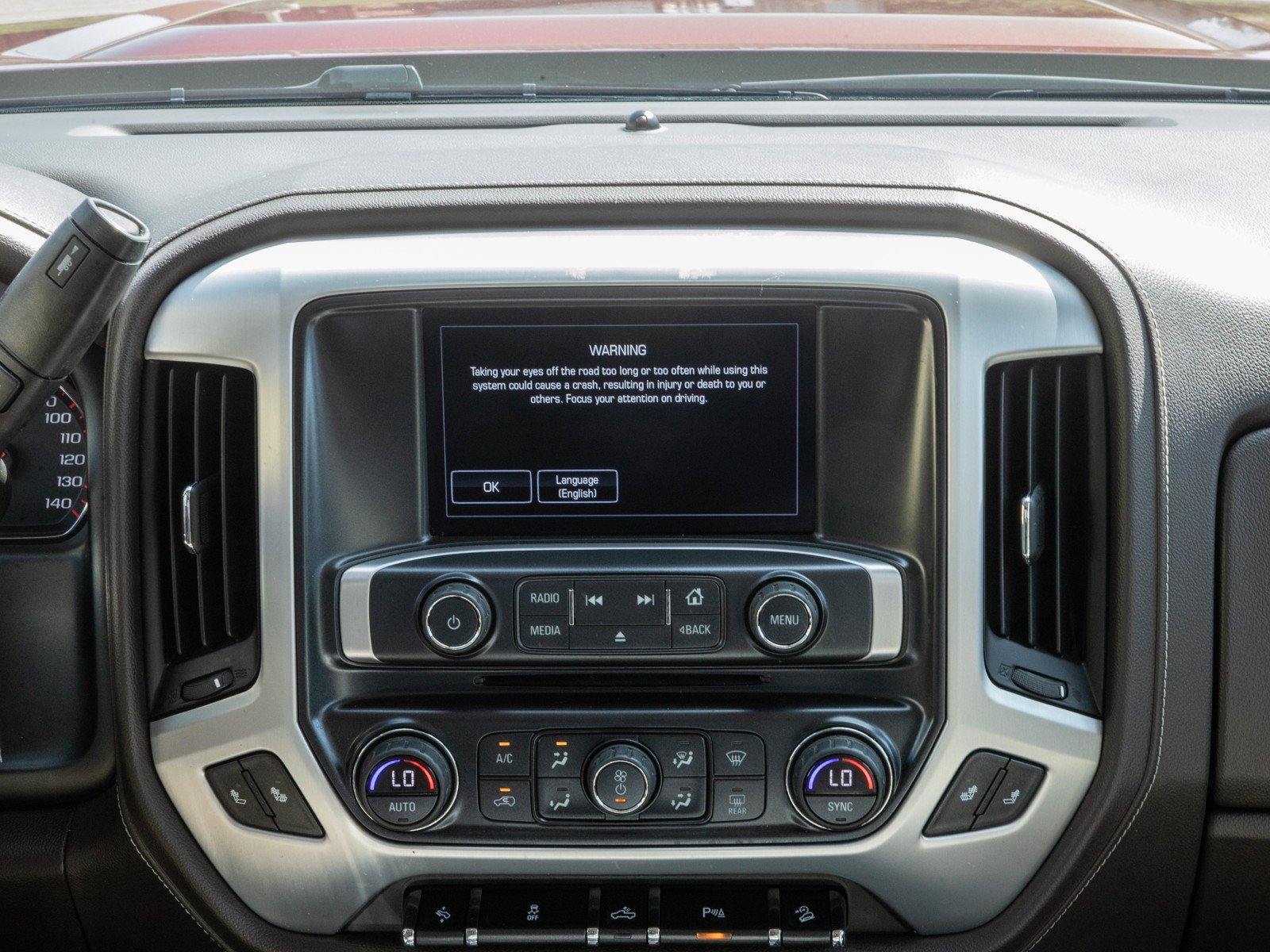 Used 2016 Crimson Red Tintcoat GMC SLT image 16