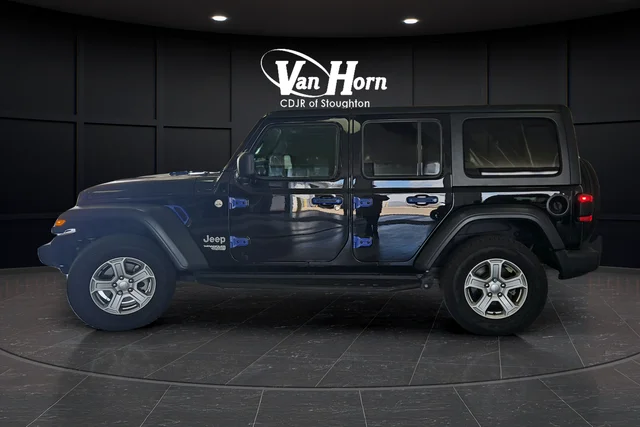 Used 2020 Black Clearcoat Jeep Unlimited Sport S image 4