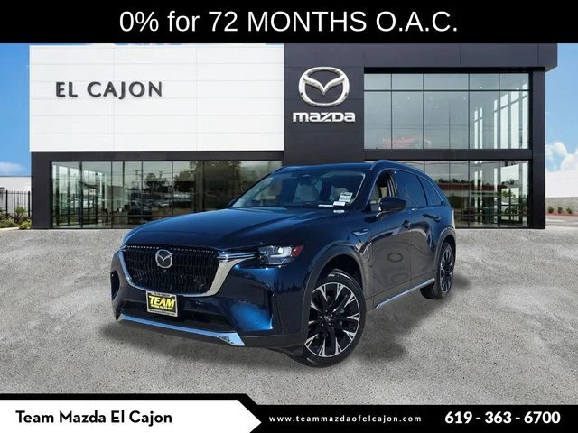 New 2026 Deep Crystal Blue Mica Mazda Premium Plus AWD image 1