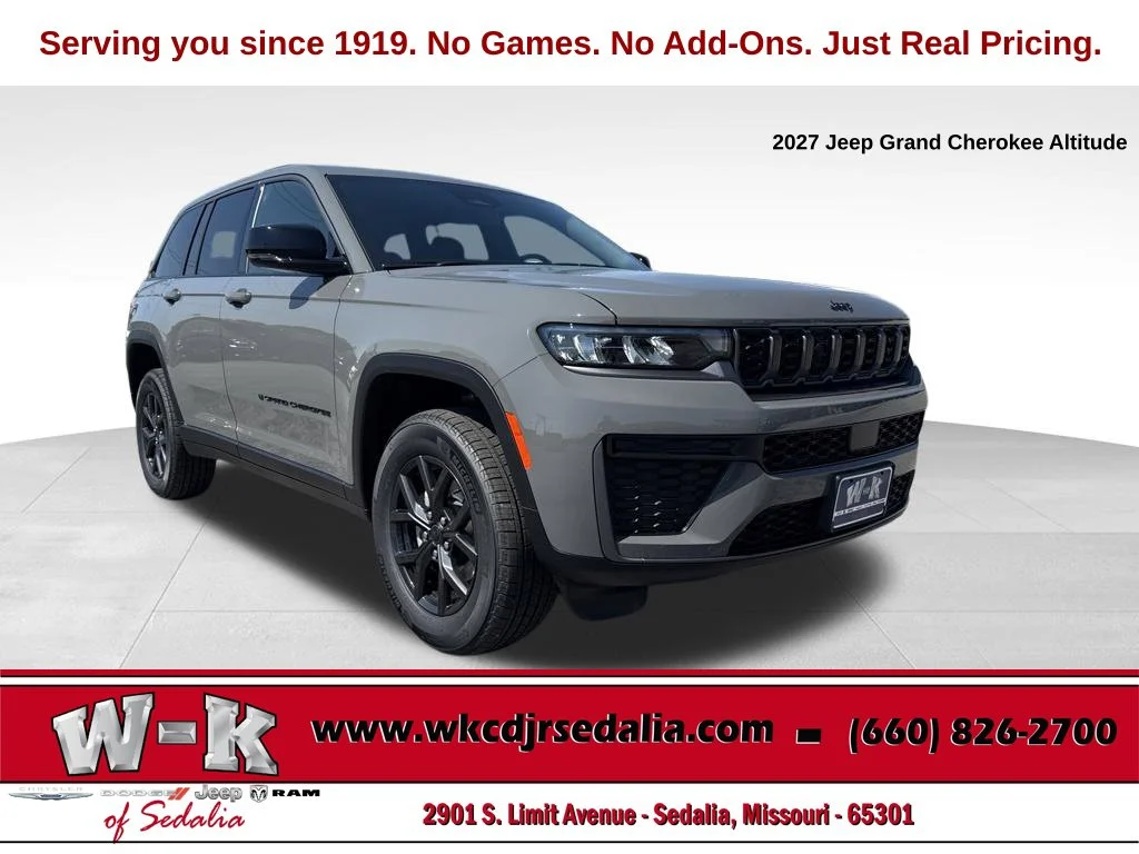 New 2027 Gray Jeep Altitude image 1