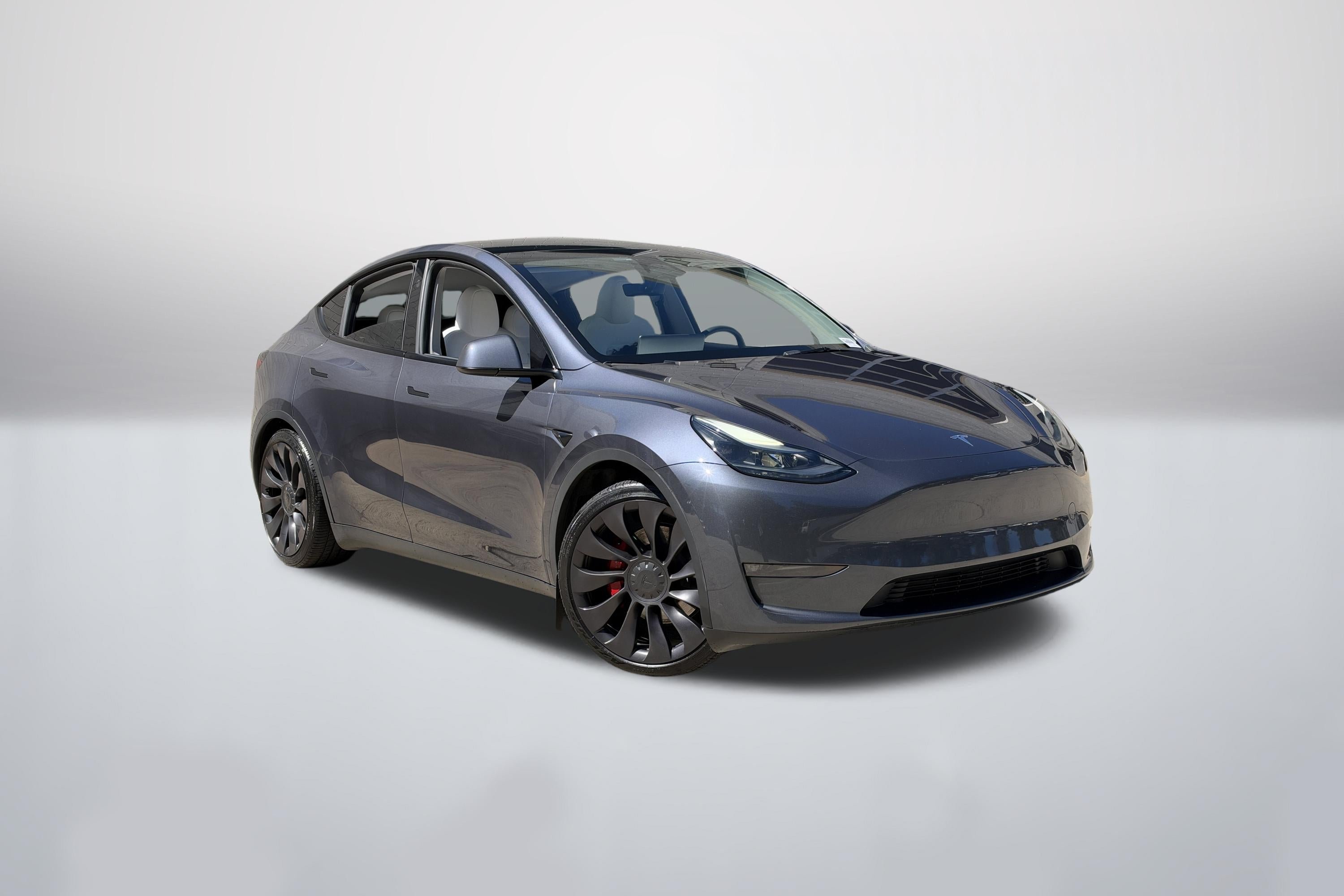 Used 2023 Black Tesla Performance image 1