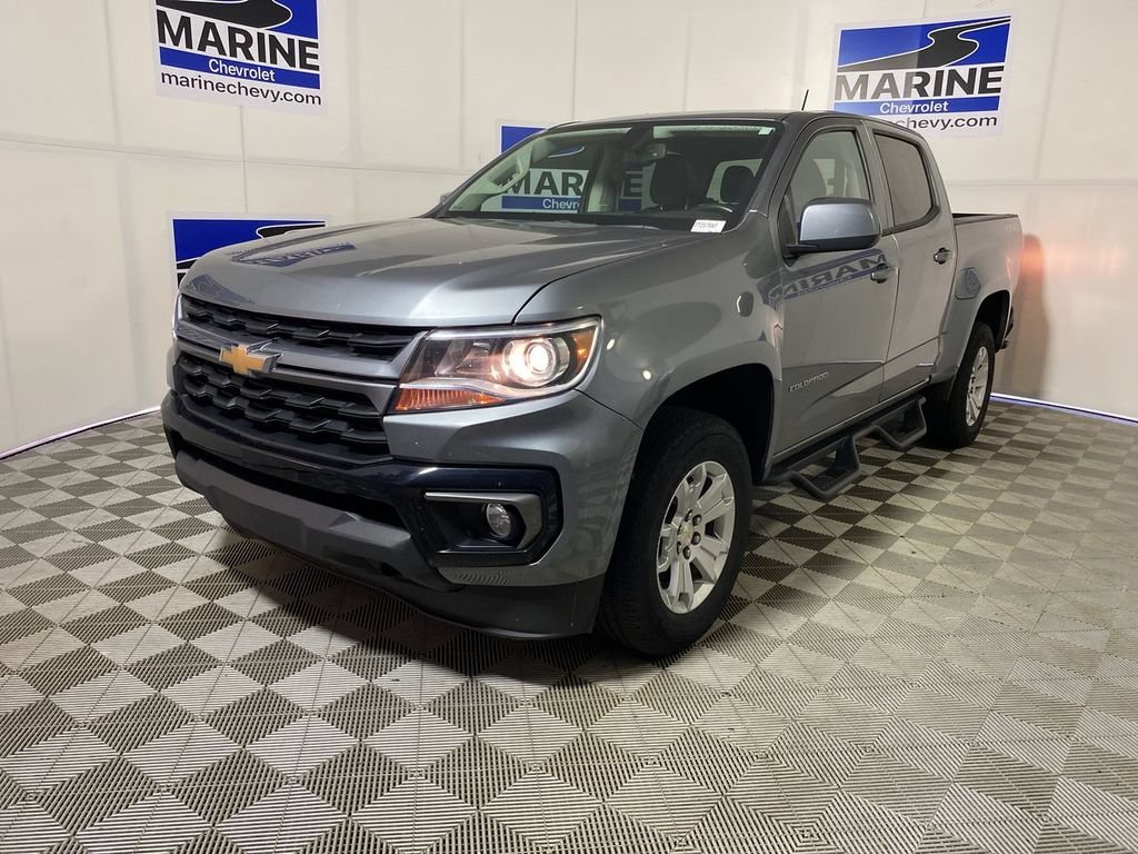 Used 2022 SATIN STEEL METALLIC Chevrolet 4WD LT image 14