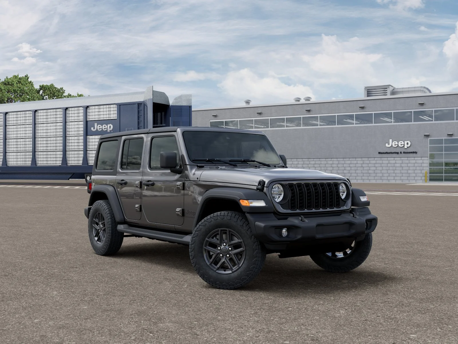 New 2026 Granite Crystal Metallic Clear-Coat Exterior Paint Jeep Sport S image 5