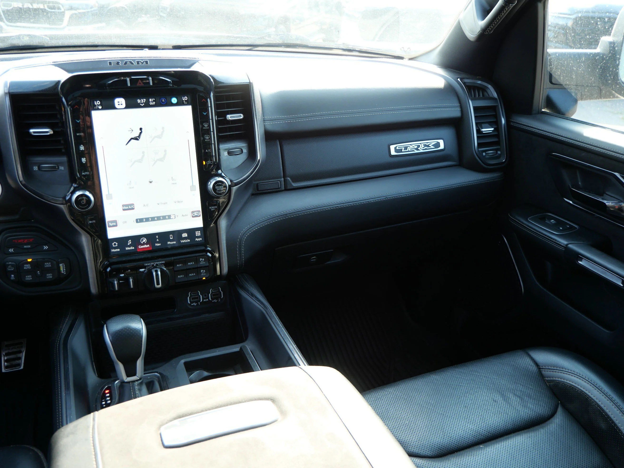 Used 2022 Diamond Black Crystal Pearlcoat Ram TRX image 11