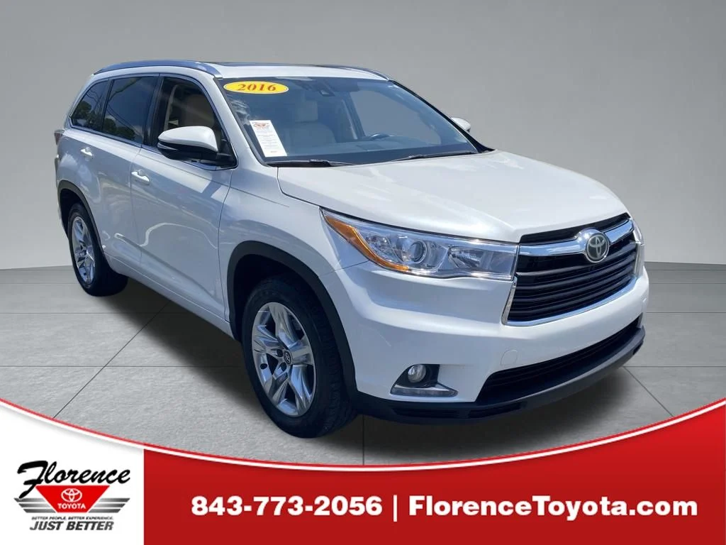 Used 2016 White Toyota Limited Platinum V6 image 1
