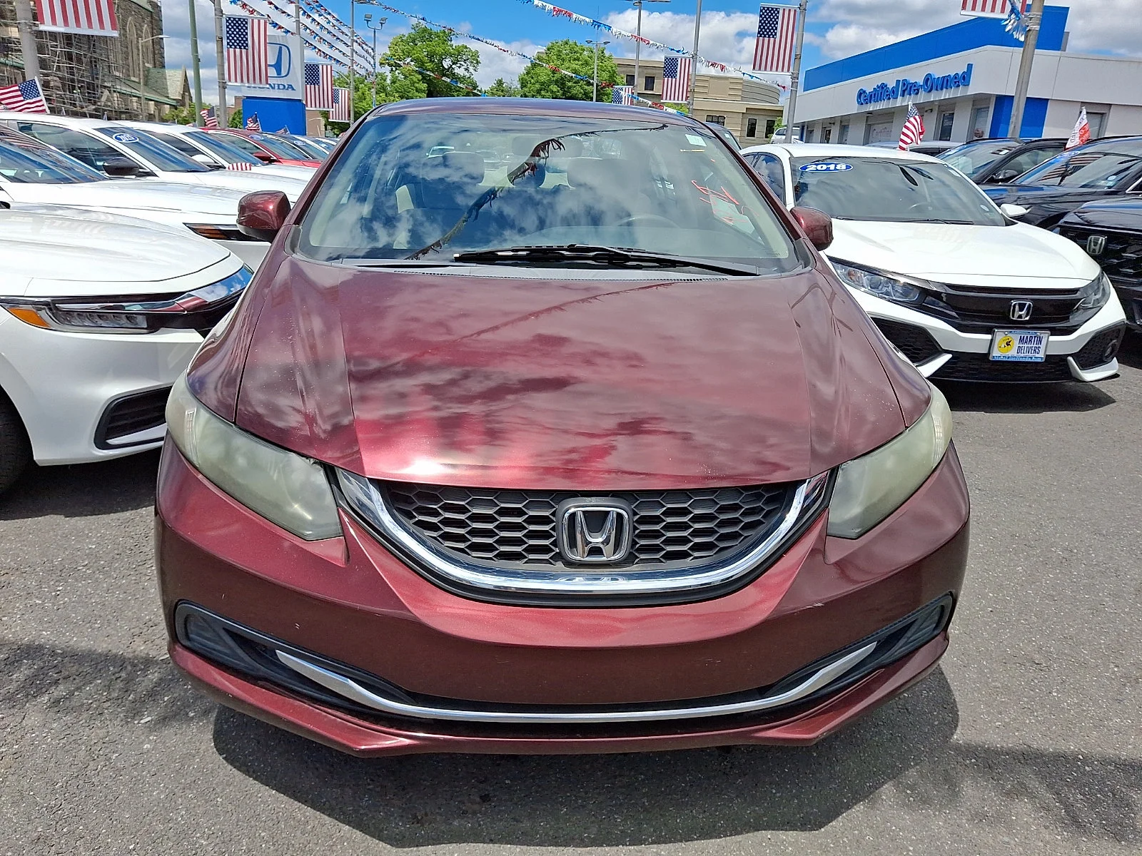 Used 2013 Honda Civic LX with VIN 2HGFB2F56DH560062 for sale in Ardmore, PA
