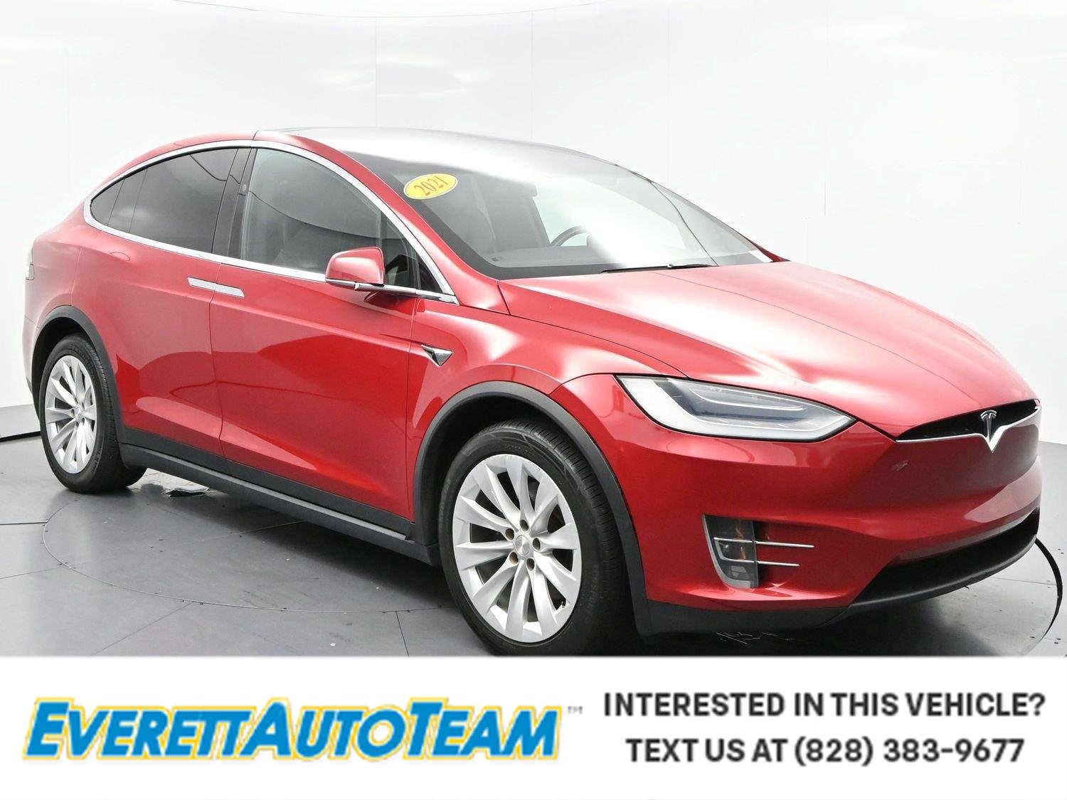 Used 2021 Red Multi-Coat Tesla Long Range Plus image 1
