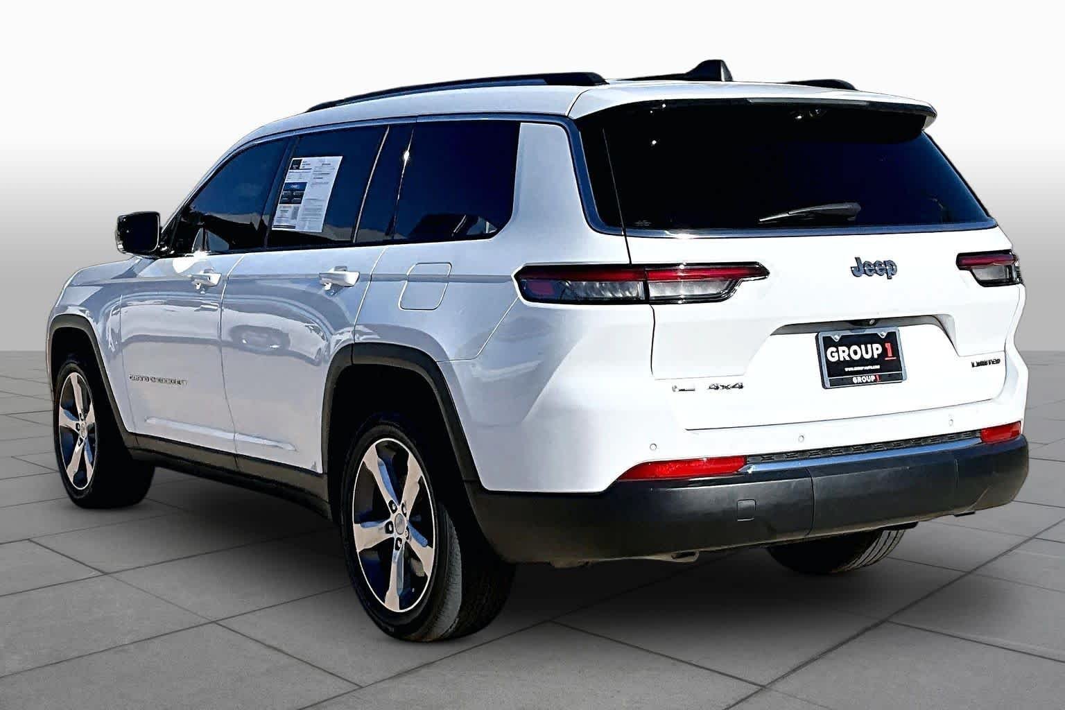 Used 2021 Bright White Clearcoat Jeep Limited image 13