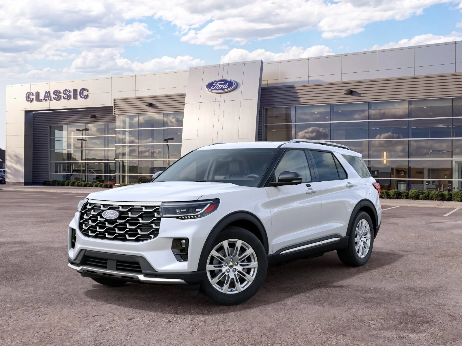 New 2027 Star White Metallic Tri-Coat Ford Platinum™ image 21