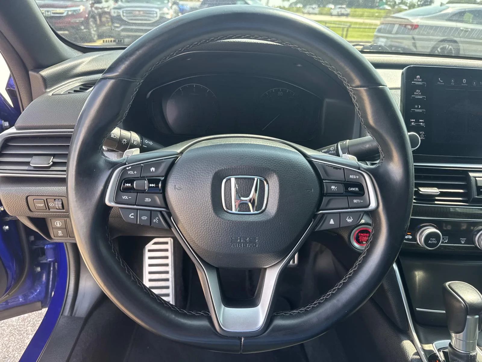 Used 2021 Blue Honda Sport 1.5T CVT image 21