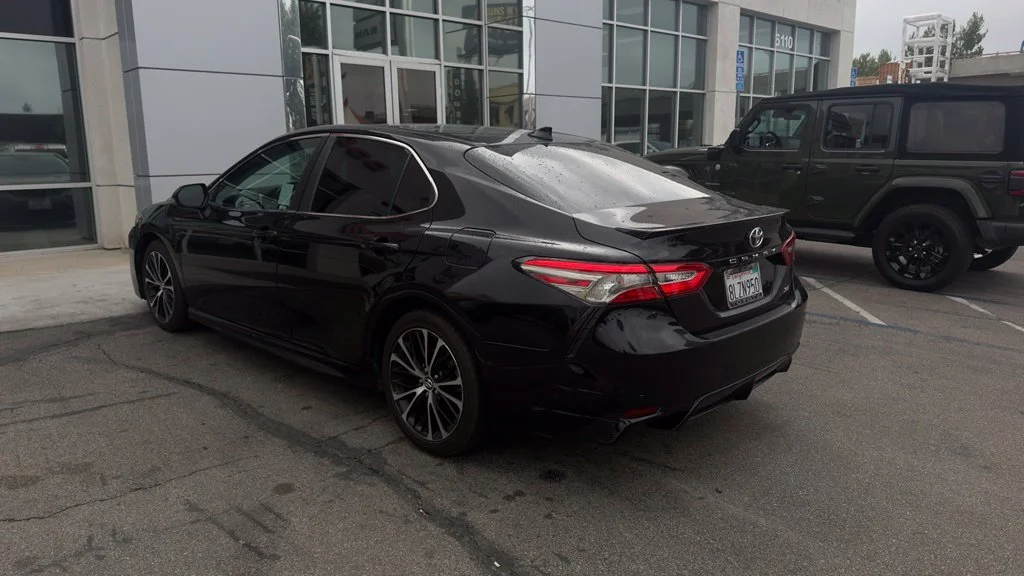 Used 2019 Midnight Black Metallic Toyota SE image 2