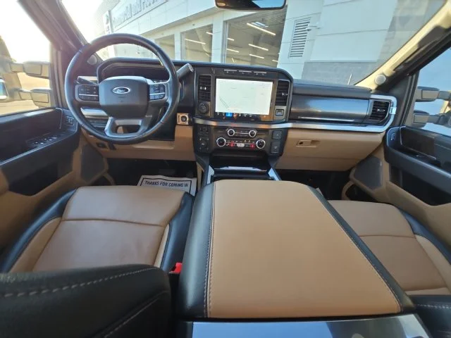 Certified Used 2024 White Metallic Ford Lariat image 21