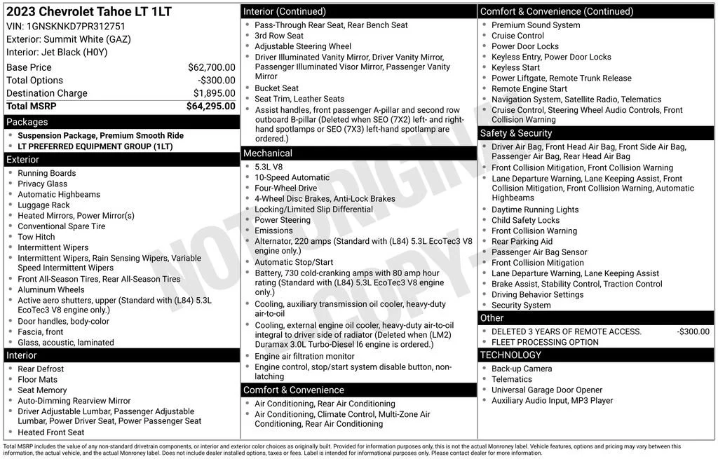 Used 2023 Summit White Chevrolet LT image 8