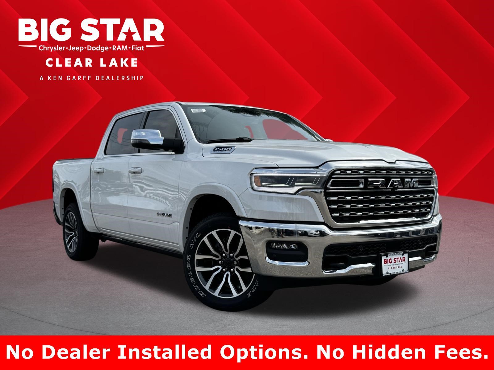 New 2026 Ivory White Tri-Coat Pearl-Coat Exterior Paint RAM Longhorn image 1