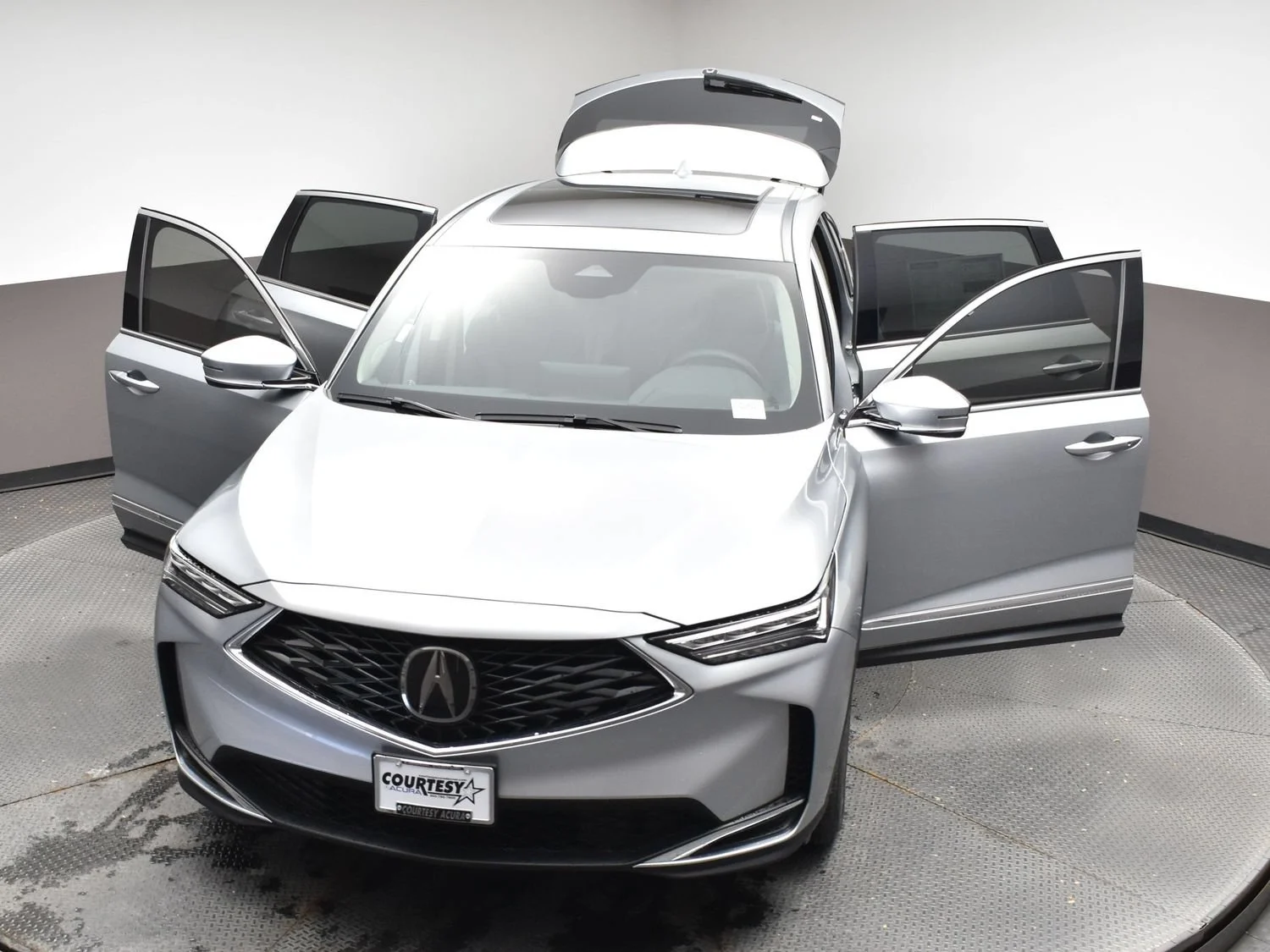 New 2026 Solar Silver Metallic Acura 4MDX image 45