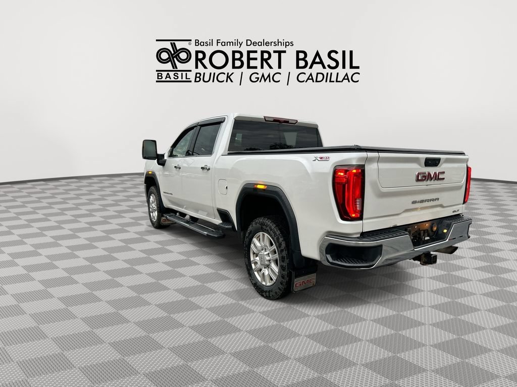 Used 2023 White Frost Tricoat GMC SLT image 6