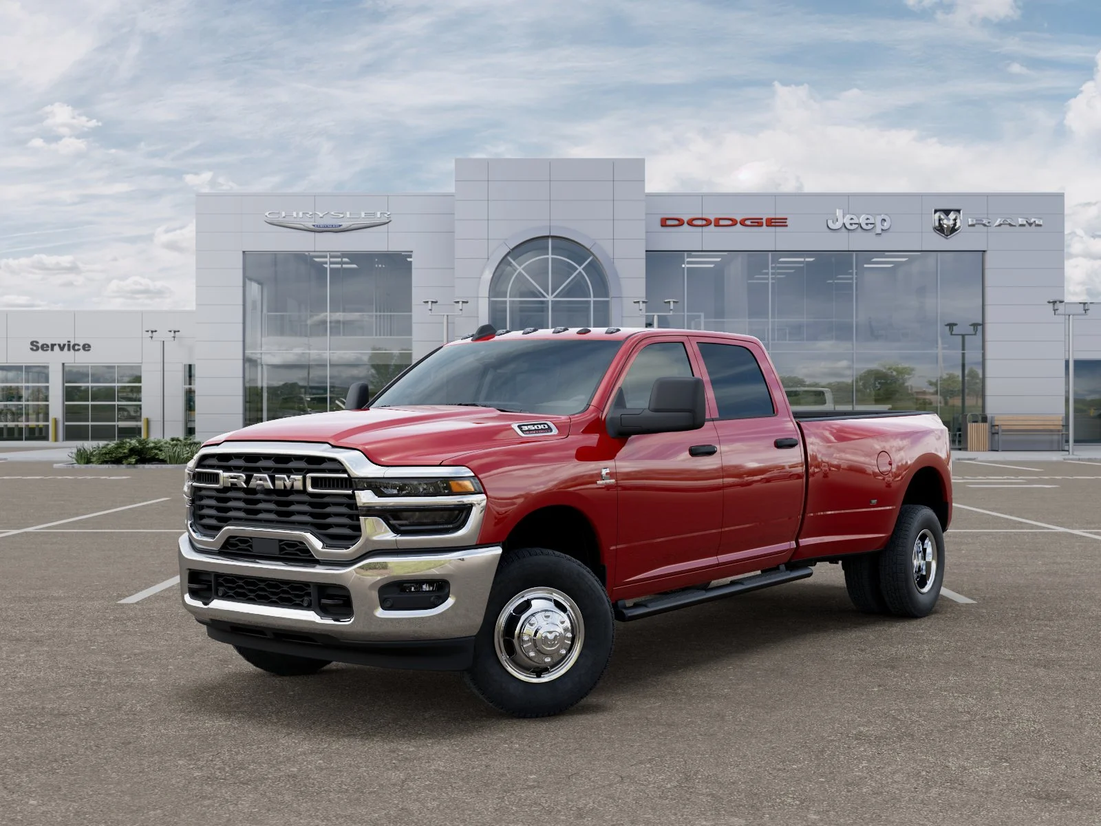 New 2026 Flame Red Clear-Coat Exterior Paint RAM Tradesman image 28