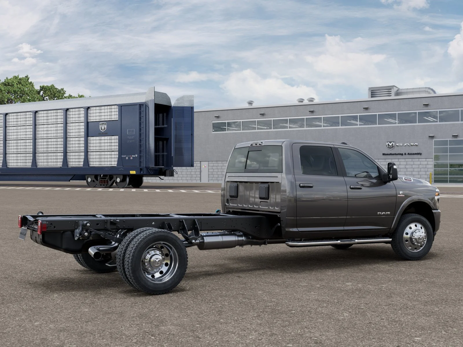 New 2026 Granite Crystal Metallic Clear-Coat Exterior Paint RAM Tradesman image 2
