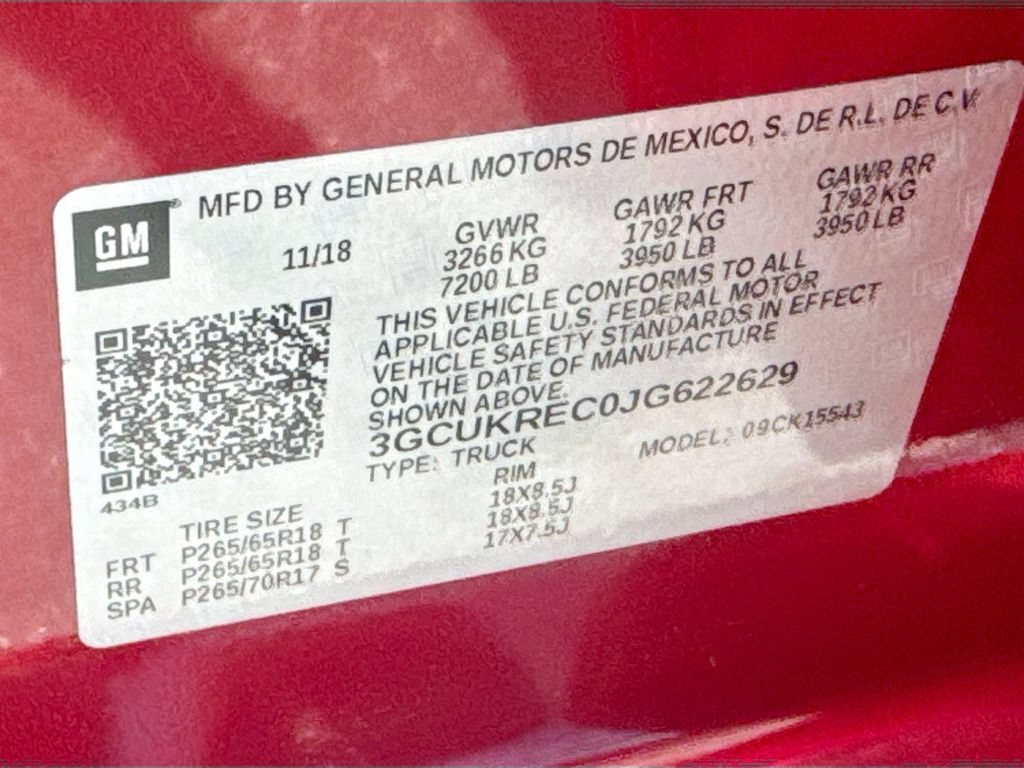 Used 2018 CAJUN RED TINTCOAT Chevrolet LT image 33