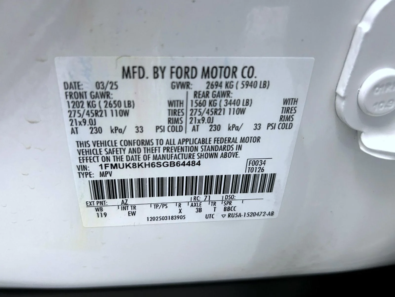 Used 2025 White Ford ST-Line image 26