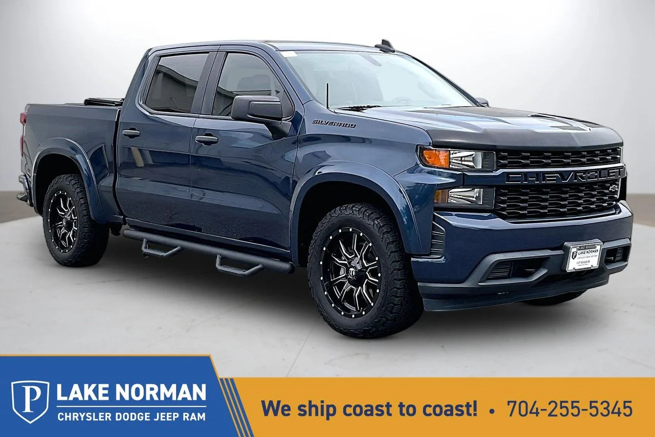 Certified Used 2021 Blue Chevrolet Custom image 1