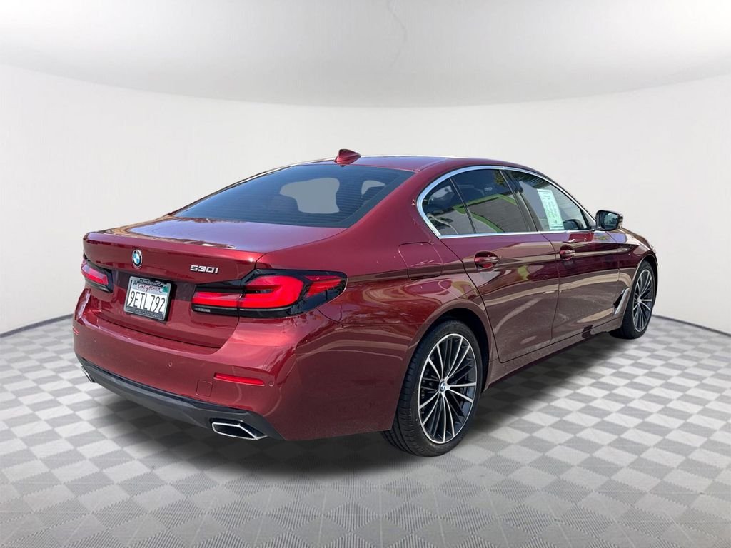 Used 2023 Red Metallic BMW 530i image 4