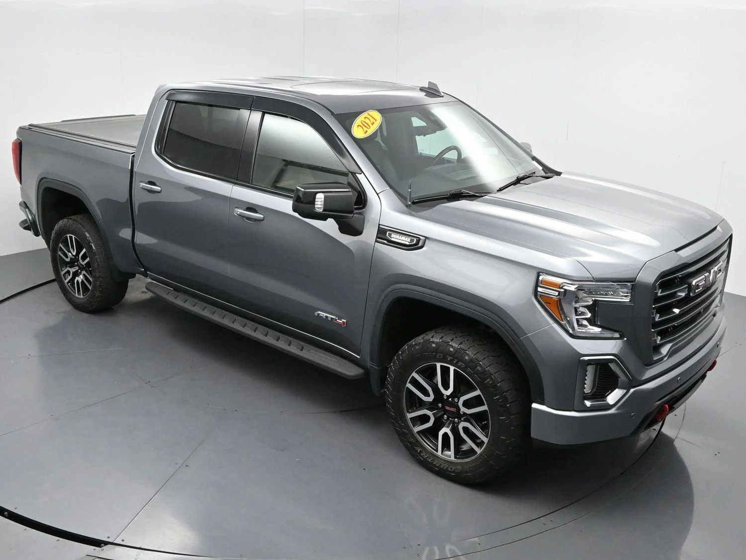 Used 2021 Satin Steel Metallic GMC AT4 image 42