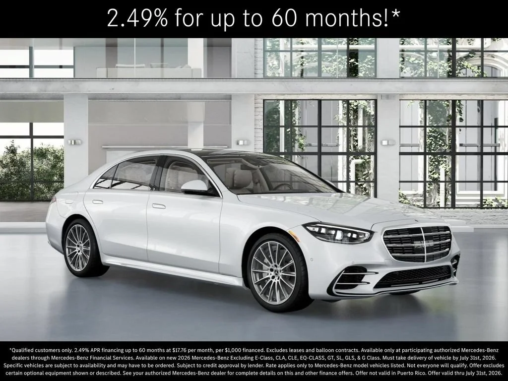 New 2026 MANUFAKTUR Moonlight White Metallic Mercedes-Benz S 500 image 53