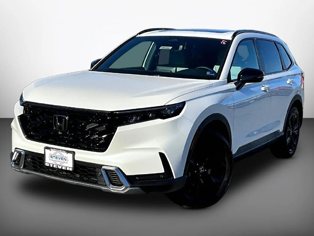 New 2027 Platinum White Pearl Honda Sport Touring Hybrid AWD image 3