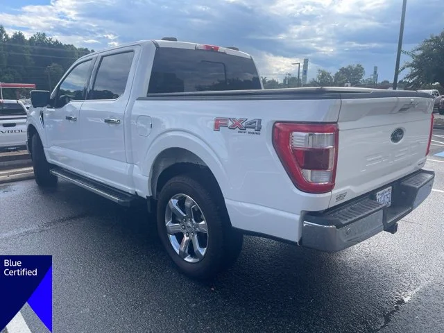 Used 2021 White Ford Lariat image 3