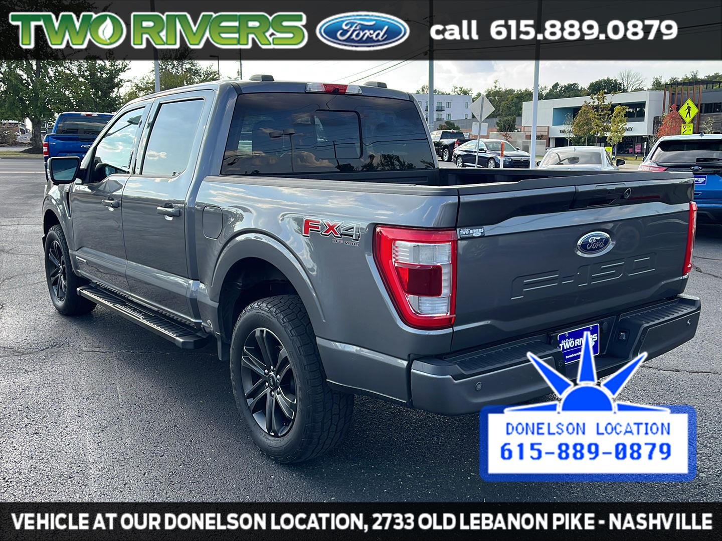 Used 2021 Carbonized Gray Metallic Ford LARIAT image 11