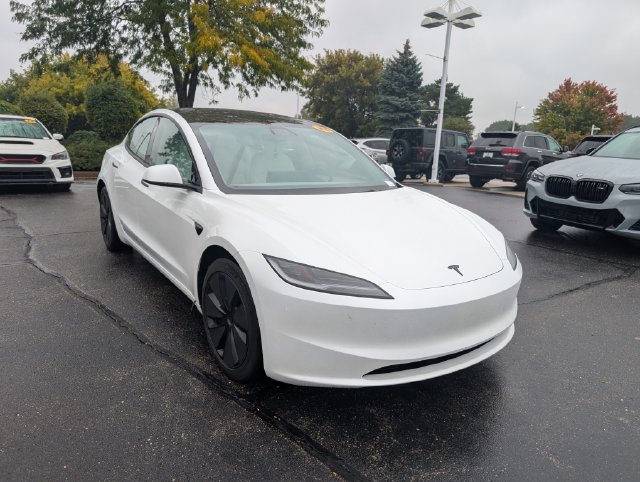 Used 2025 Pearl White Multi-Coat Tesla Long Range image 7