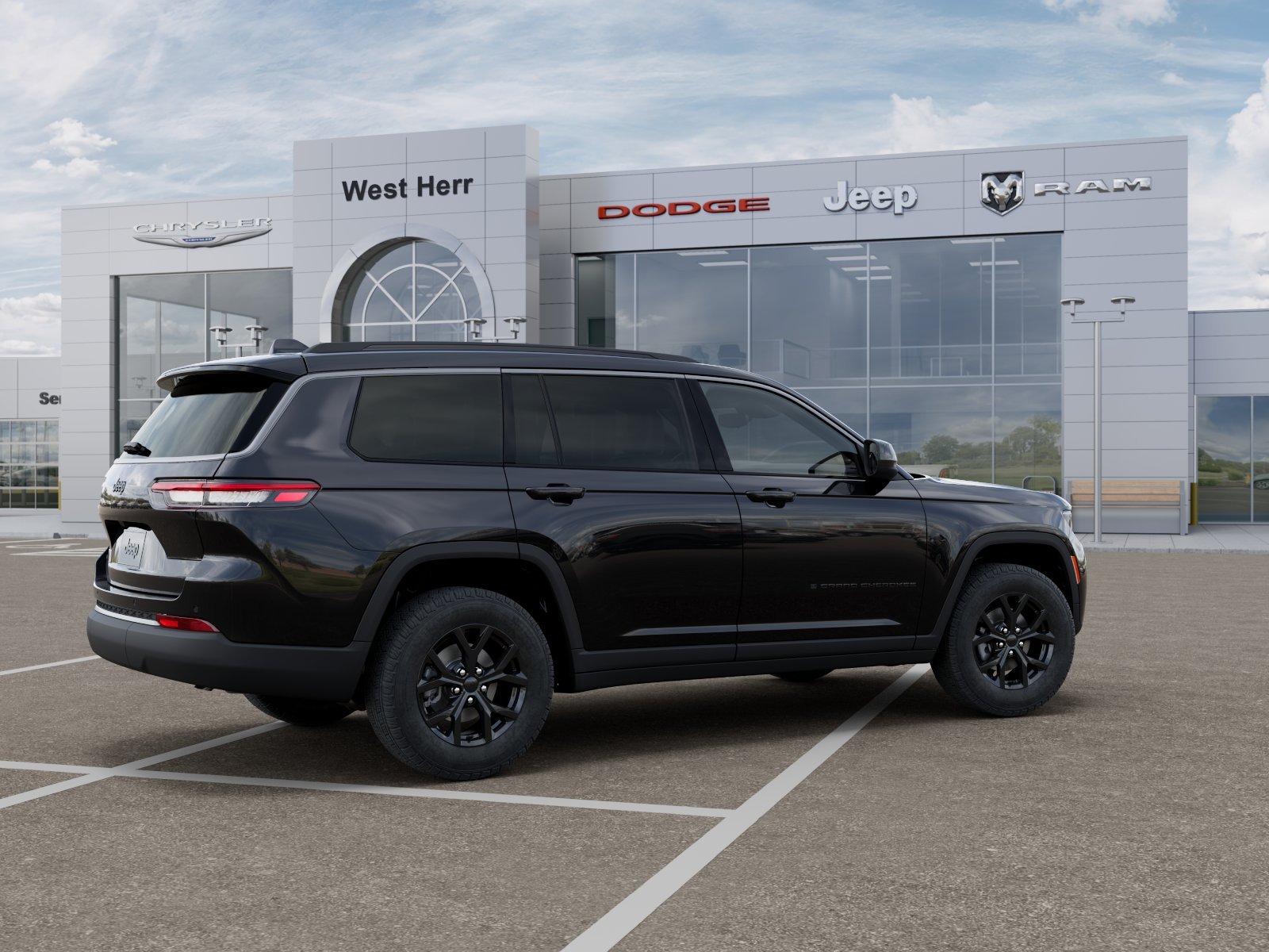 New 2026 Diamond Black Crystal Pearlcoat Jeep Laredo Altitude image 16