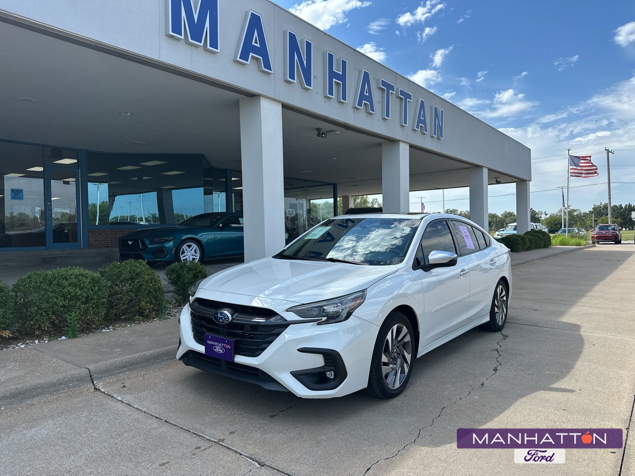 Used 2024 Crystal White Pearl Subaru Touring XT image 1