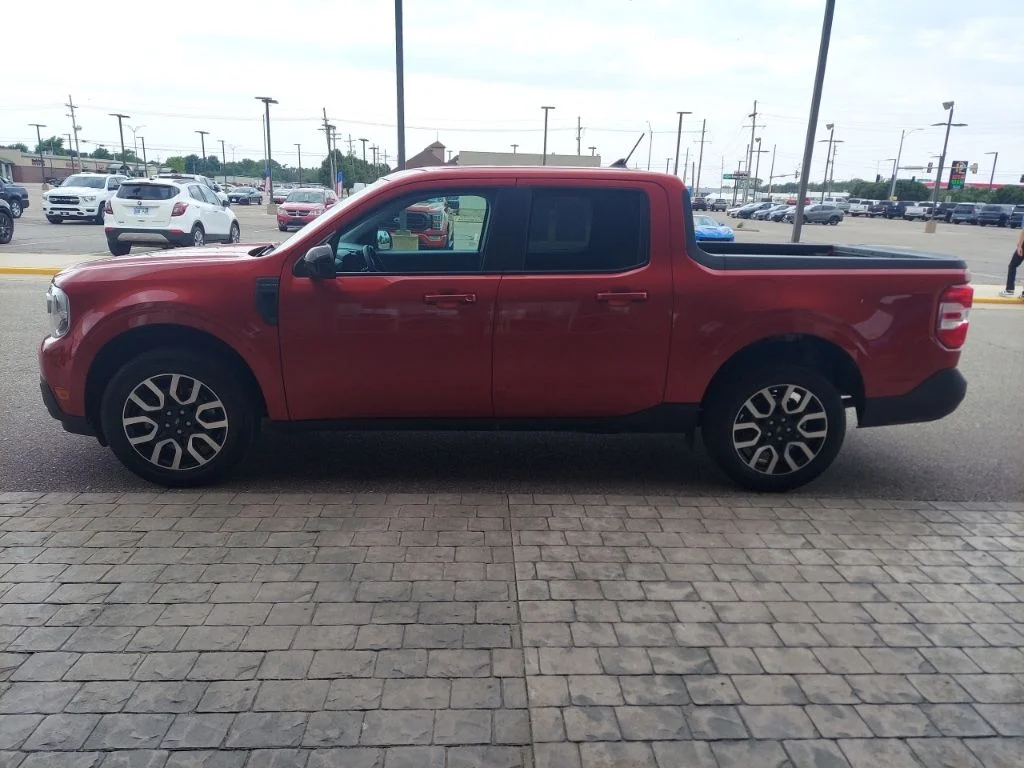 Certified Used 2024 Red Ford Lariat image 4