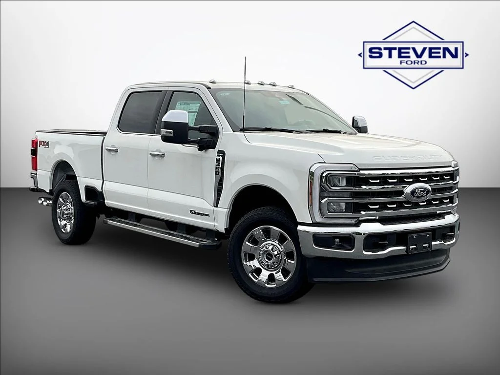New 2026 Star White Metallic Tri-Coat Ford F-350® Lariat® image 1