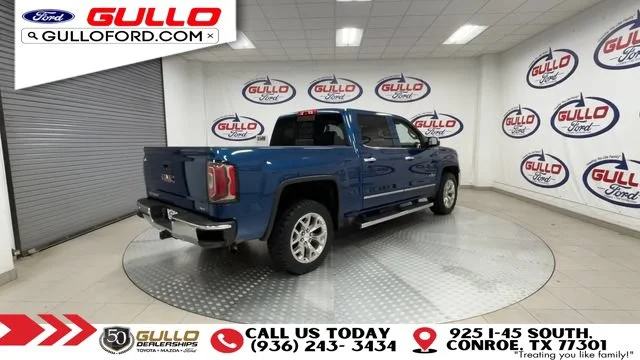 Used 2018 Stone Blue Metallic GMC SLT image 8