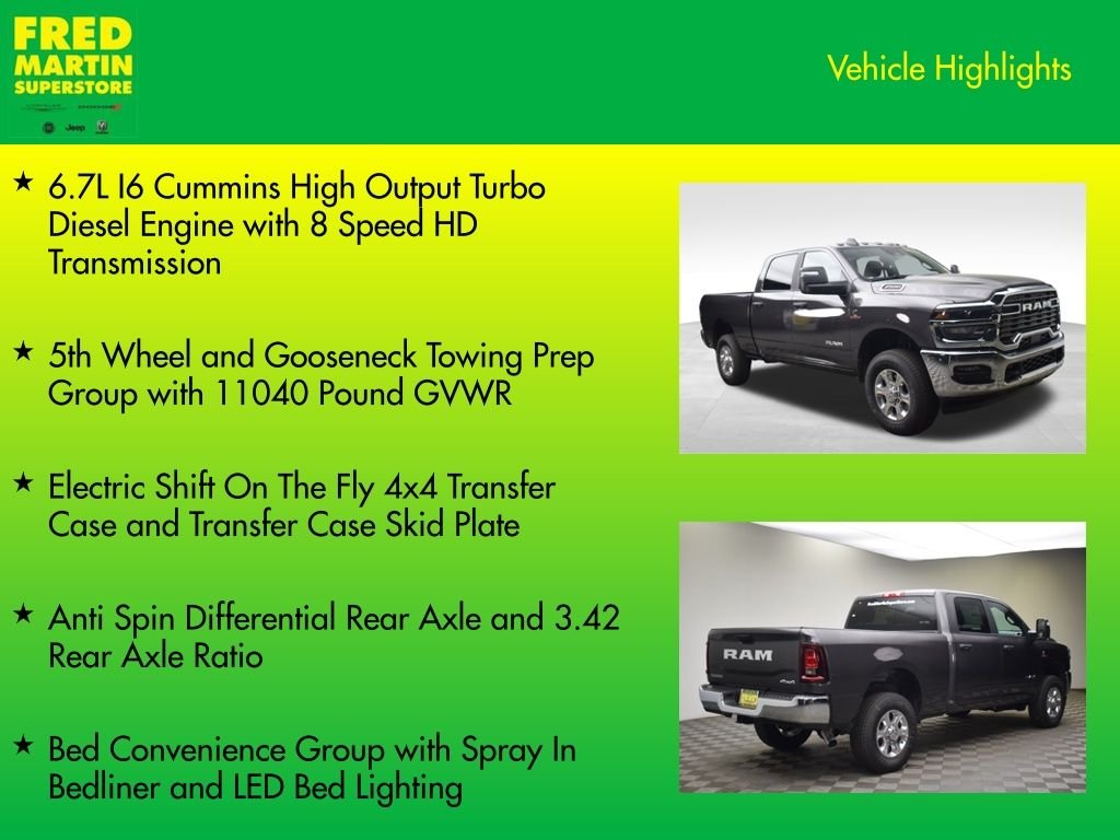 New 2026 Granite Crystal Metallic Clear-Coat Exterior Paint RAM Big Horn image 8