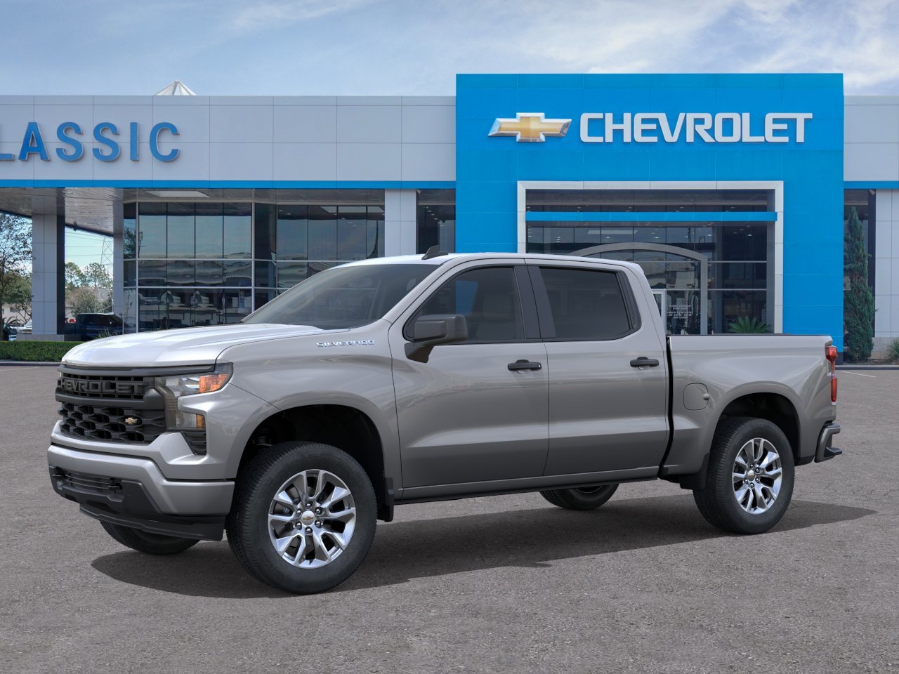 2026 Chevrolet Silverado 1500 Custom Gray at Classic Elite Chevrolet Sugar Land