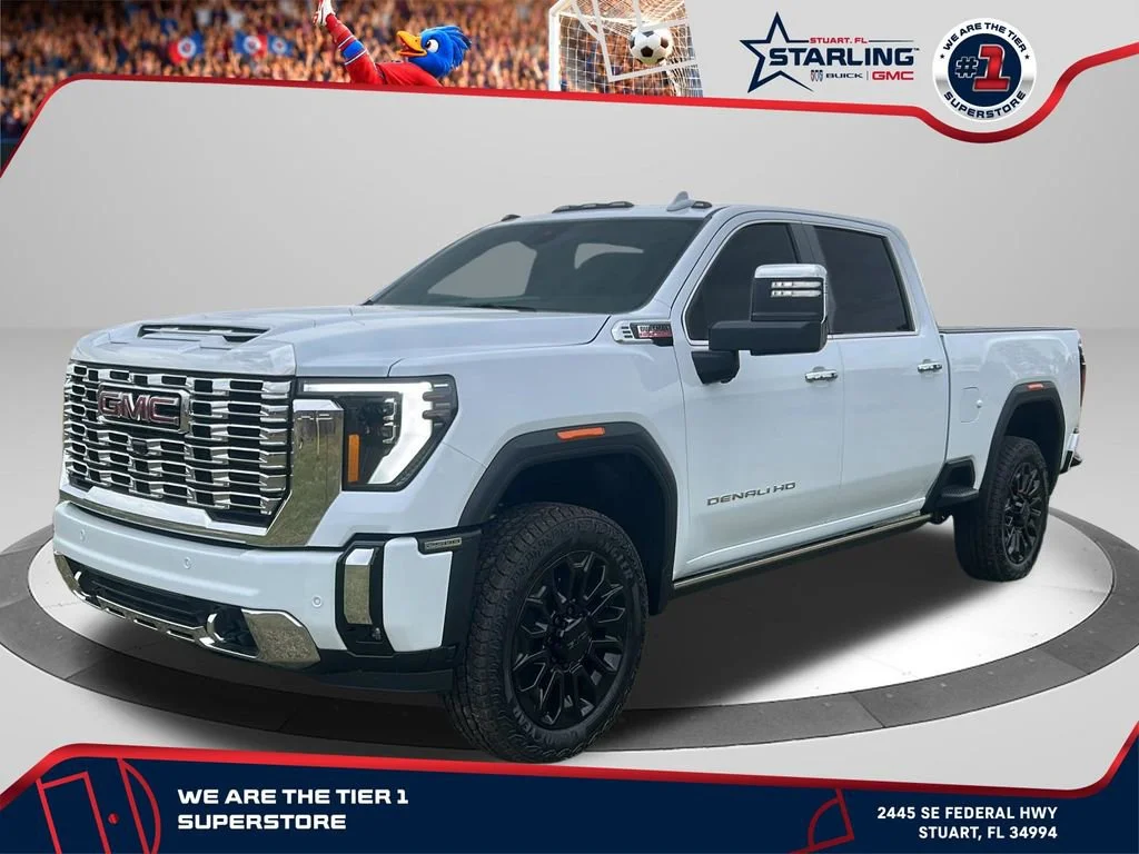 New 2026 Glacier White Tricoat GMC Denali image 1