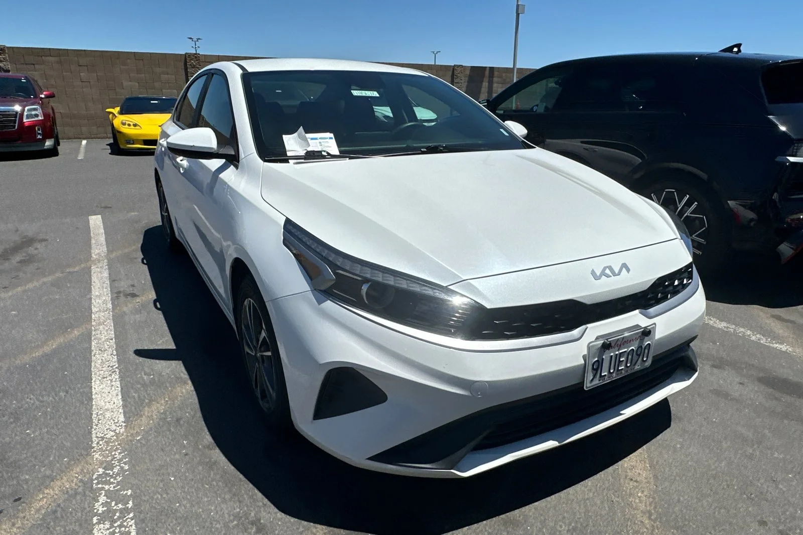 Used 2024 Snow White Pearl Kia LXS image 2