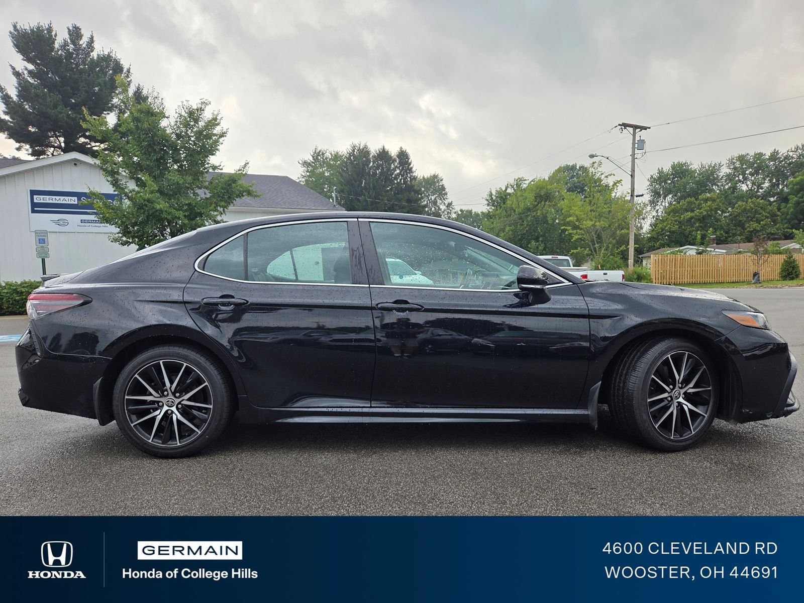 Used 2023 Midnight Black Metallic Toyota SE image 16