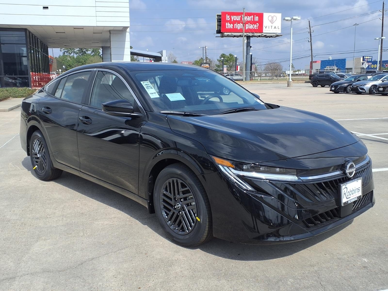2026 Nissan Sentra SV Black at Robbins Nissan
