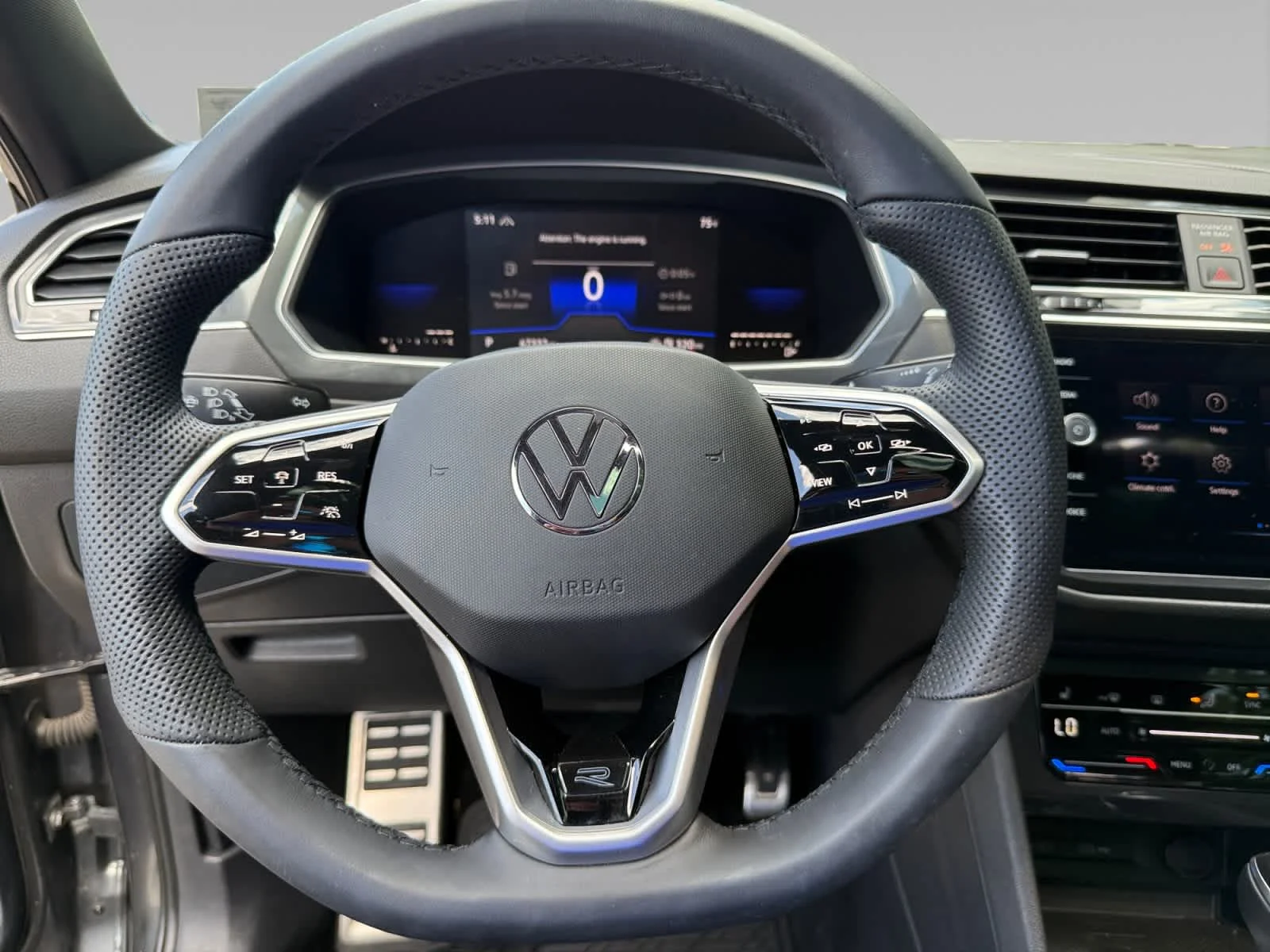 Used 2022 Platinum Gray Metallic Volkswagen SE R-Line Black image 13