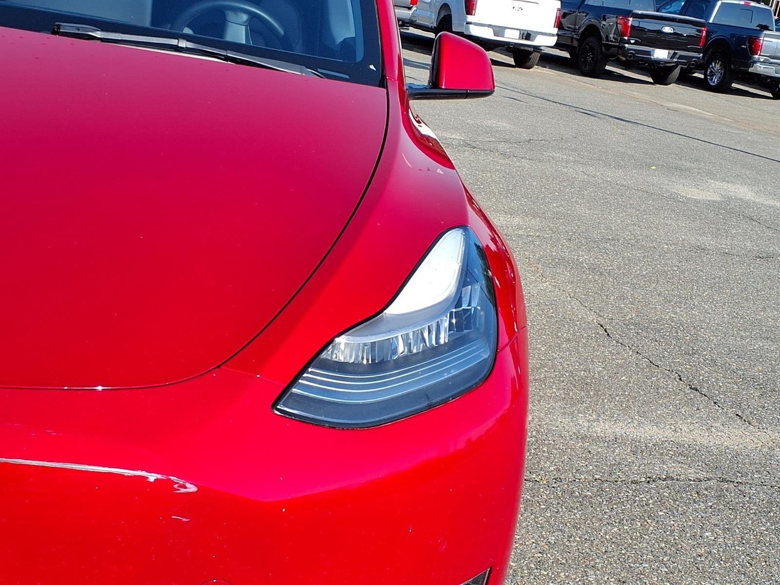 Used 2021 Red Multi-Coat Tesla Long Range image 16